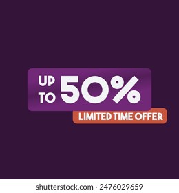 Get up 50% off banner design