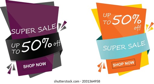  Obtén un 50% de descuento en la pancarta. venta de final de temporada hasta un 50% de descuento para toda la marca de la casa 