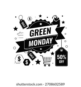 Obtenga un 50% de descuento durante el evento de compras Green Monday con etiquetas de Precio de venta