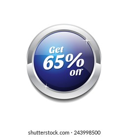 Get 65 Precent Off Blue Vector Icon