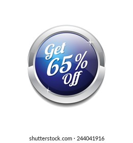 Get 65 Precent Off Blue Vector Icon