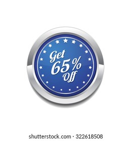 Get 65 Precent Off Blue Vector Icon