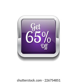 Get 65 Precent Off Purple Vector Icon