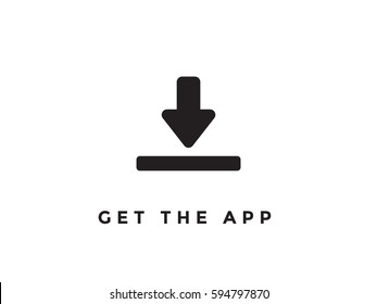 Get The App Message With Download The App Icon.