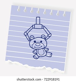 get bear doll doodle
