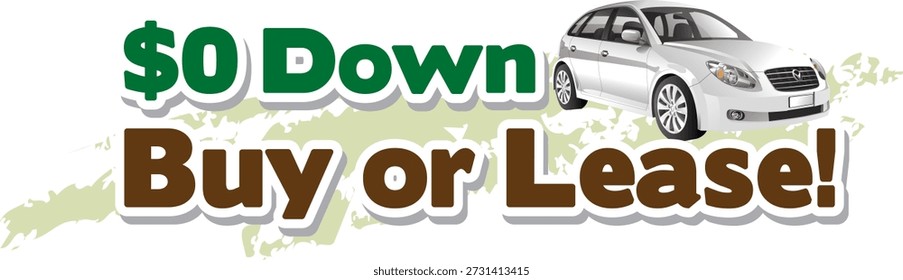 Get behind the wheel with no down payment required. This $0 down financing or lease offer lets you drive a new vehicle without a large upfront cost, making it easier to manage cash flow while enjoying flexible ownership or leasing options—credit approval and terms apply.