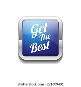 Get The Best Blue Vector Icon Button