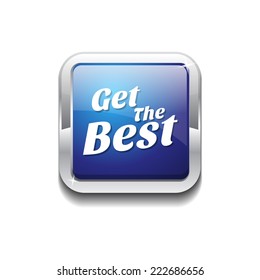 Get The Best Blue Vector Icon Button
