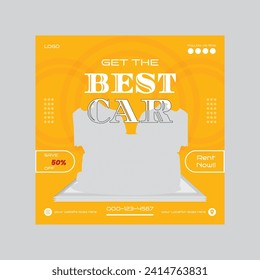 Get the Best Car Social Media Post Design Template
