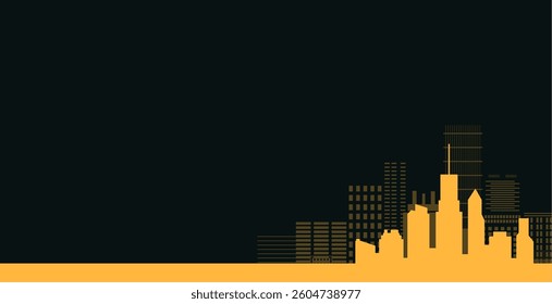 get best city view from skylines featuring buildings design vector