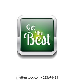 Get The Best Green Vector Icon Button
