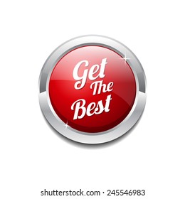 Get The Best Red Vector Icon Button