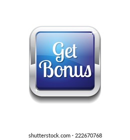 Get Bonus Blue Vector Icon Button