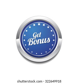 Get Bonus Blue Vector Icon Button