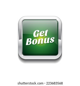 Get Bonus Green Vector Icon Button
