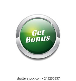 Get Bonus Green Vector Icon Button