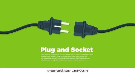 Get Connected Plug And Socket Flat Icon