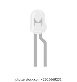 Get a detailed and accurate illustration of a basic photo transistor in vector EPS format for your electronic design projects