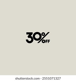 Obter Extra 30% off sinal. Sinal de preço de oferta de desconto. Etiqueta de desconto para compras, marketing, publicidade, banner e web. Ilustração isolada de vetor.
