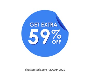 Get Extra 59% percent off Sale Round sticker