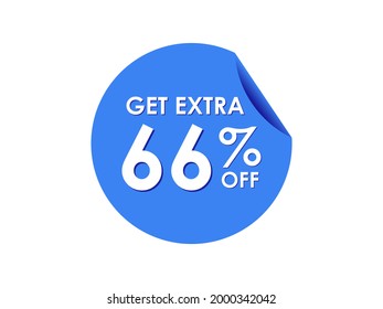 Get Extra 66% percent off Sale Round sticker