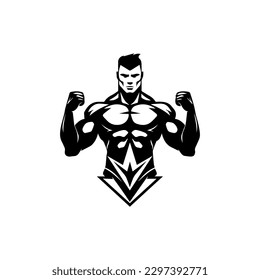 Get fit in style with our dynamic gym fitness logo design. This athletic illustration is perfect for sports and fitness-related brands.