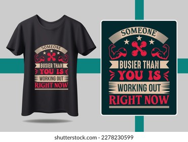 Get fit in style with our trendy fitness t-shirt design. Bold typography, motivational quotes, and vibrant colors make it perfect for gym enthusiastsGym Fitness t-shirts Design
