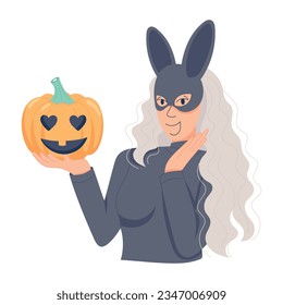 Obtén una ilustración plana de un aspecto espeluznante  