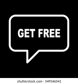 GET FREE speech bubbles.