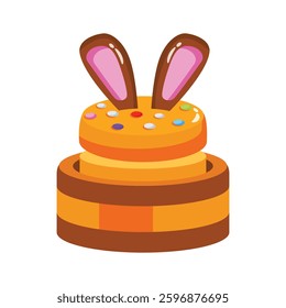 Get a glimpse of easter cake with bunny ears