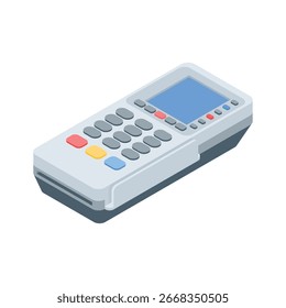 Veja este ícone isométrico funcional do PDV