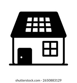 Obter um vislumbre deste ícone glifo da casa solar