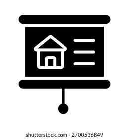 Obter uma visão deste ícone de glifo para o quadro de apresentação inicial