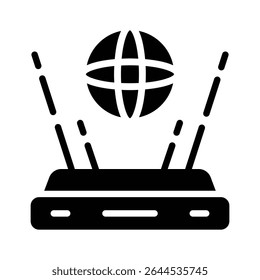 Obter um vislumbre deste ícone de glifo de exibição de holograma da Web