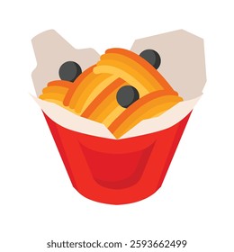 Get a handy 3d icon of fried churros bucket