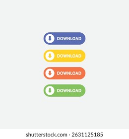 Get a high-resolution download button vector perfect for websites, apps,