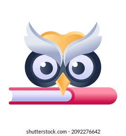 Get hold on this amazing flat icon of wisdom 
