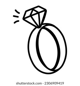 Espera este asombroso ícono de doodle en el anillo de bodas 