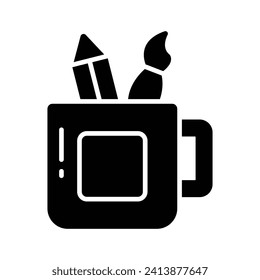Obtén este asombroso icono del portaobjetos en un estilo moderno y moderno