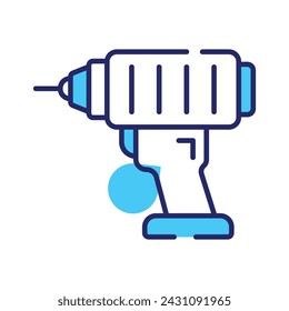 Get hold on this amazing icon of drill machine, a tool primarily used for making round holes