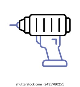 Get hold on this amazing icon of drill machine, a tool primarily used for making round holes