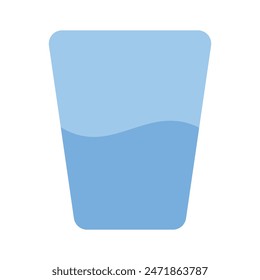Get hold on this catchy vector of glass in modern style, easy to use