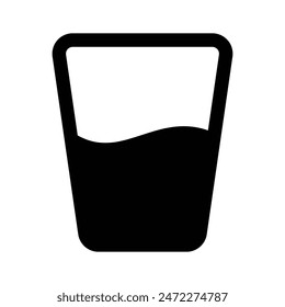 Get hold on this catchy vector of glass in modern style, easy to use