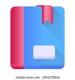 Get hold on this editable flat icon of handbook 