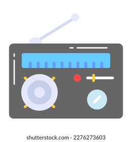 Get hold this beautiful icon of radio, old broadcasting device