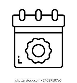 Get hold this catchy vector of calendar, concept icon of schedule