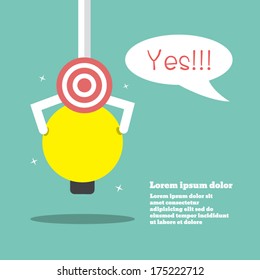 Get ideas,Vector cartoon business