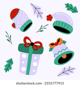 Get into the holiday spirit with this festive Christmas Hand-Drawn Icon Set, perfect for creating holiday cards, invitations, social media posts, and more! This collection features beautifully crafted