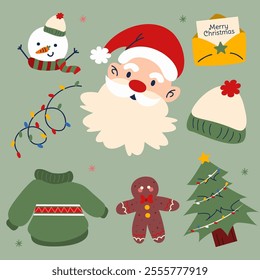 Get into the holiday spirit with this festive Christmas Hand-Drawn Icon Set, perfect for creating holiday cards, invitations, social media posts, and more! This collection features beautifully crafted