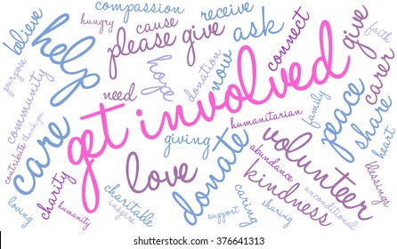 Get Involved Word Cloud On White Stock Vector (Royalty Free) 376641313 ...